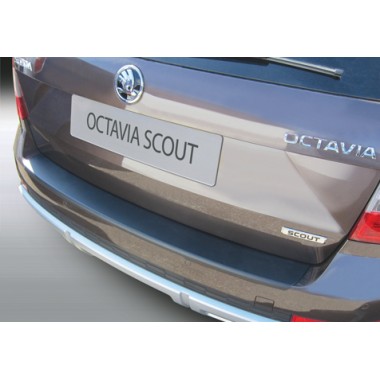 Накладка на задний бампер Skoda Octavia A7 Scout (2013-/FL 2017-) бренд – RGM главное фото